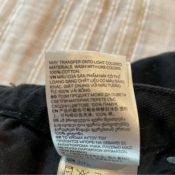 Divided by H&M Black Denim Jean Mini Skirt 4 - Picture 4 of 6